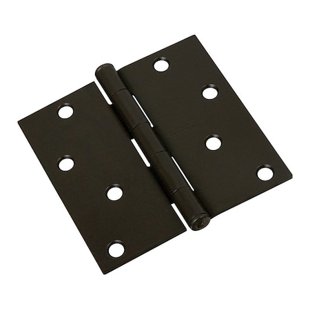 National Hardware National Hardware 4 in. L Oil Rubbed Bronze Door Hinge 1 pk N830-204
